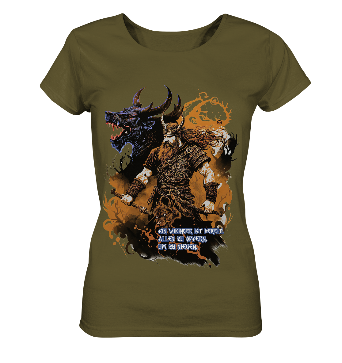 Wikinger Ist Bereit Alles Zu Opfern - Ladies Organic Shirt