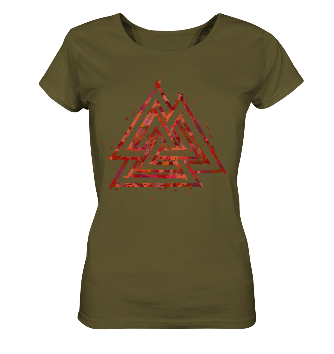 Wikinger Valknut Wotan - Ladies Organic Shirt