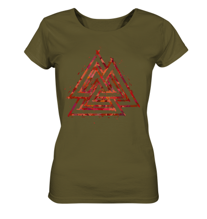 Wikinger Valknut Wotan - Ladies Organic Shirt