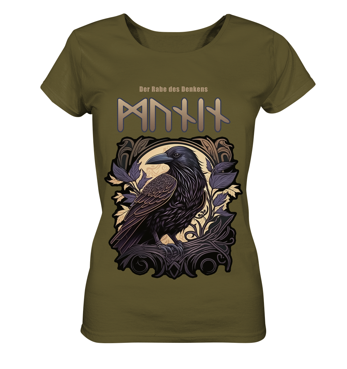 Munin Der Rabe Des Denkes - Ladies Organic Shirt