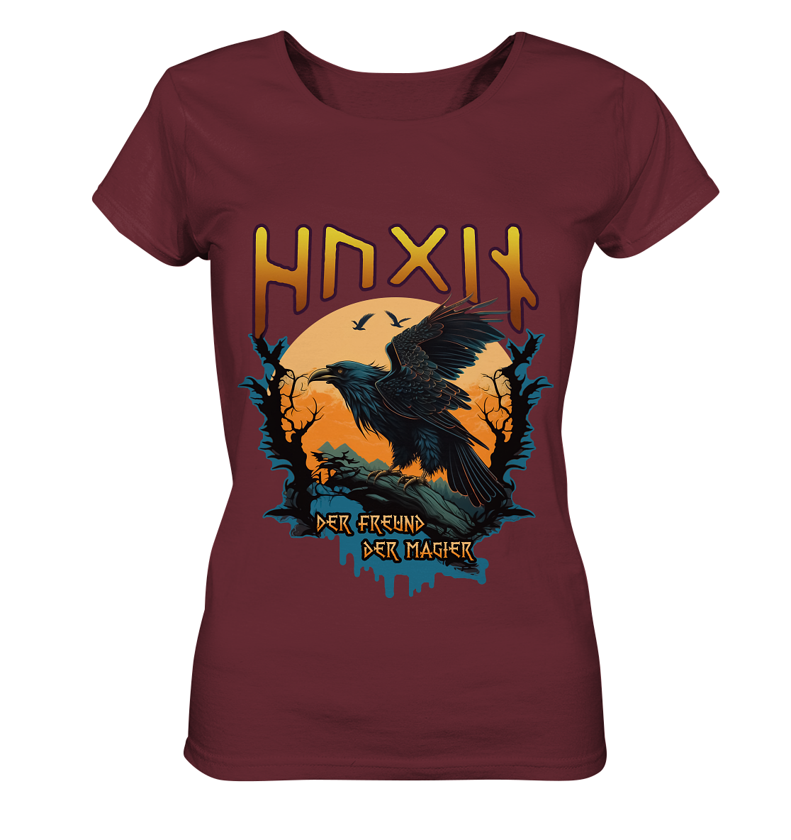 Hugin Der Freund Der Magier - Ladies Organic Shirt