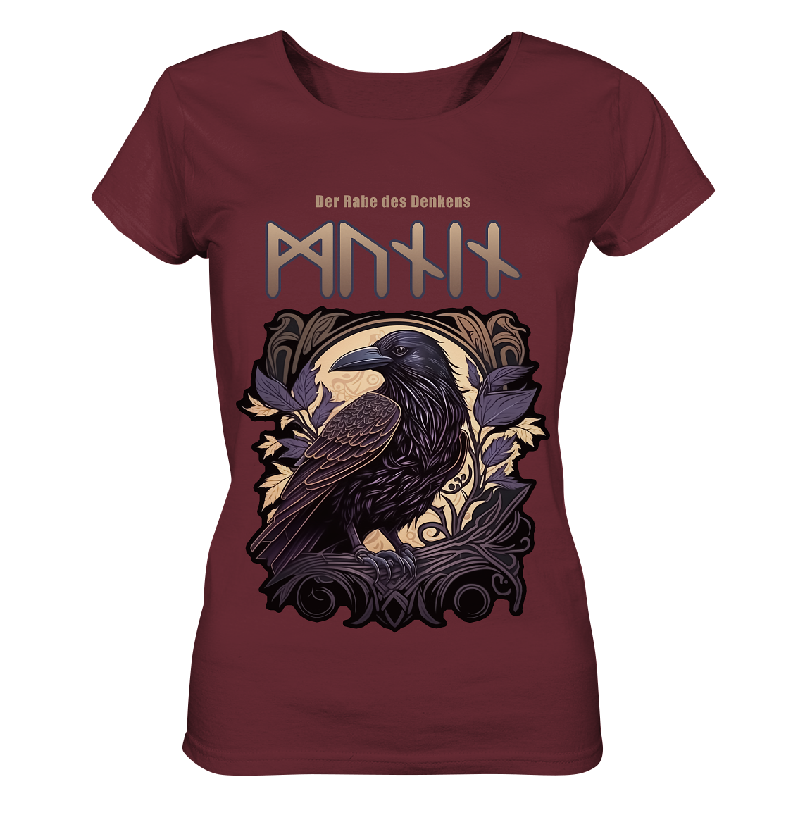 Munin Der Rabe Des Denkes - Ladies Organic Shirt