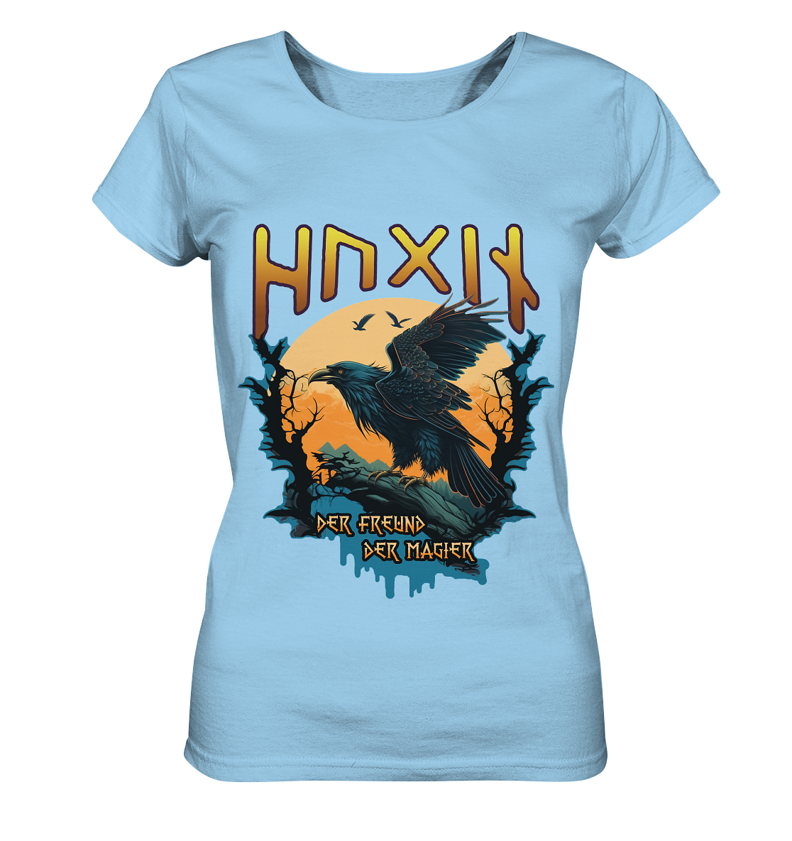 Hugin Der Freund Der Magier - Ladies Organic Shirt