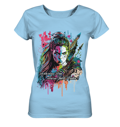 Shield Maiden Ich Stehe Meinen Mann - Ladies Organic Shirt