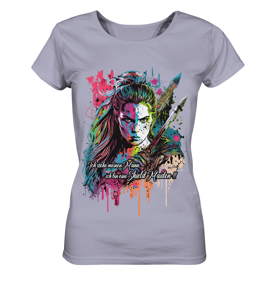 Shield Maiden Ich Stehe Meinen Mann - Ladies Organic Shirt