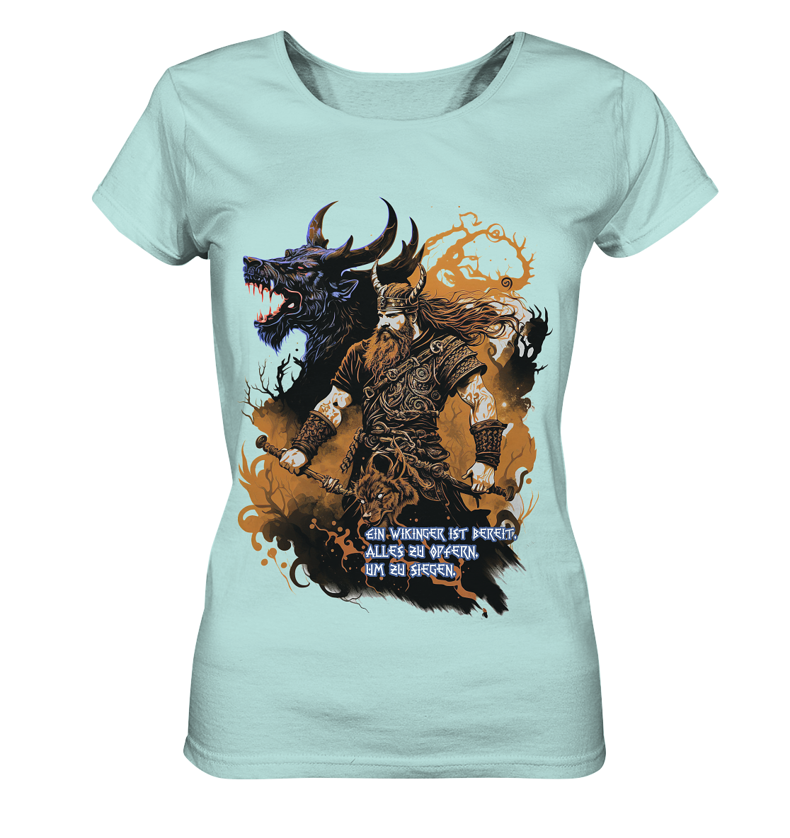 Wikinger Ist Bereit Alles Zu Opfern - Ladies Organic Shirt