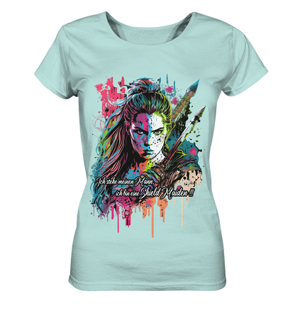 Shield Maiden Ich Stehe Meinen Mann - Ladies Organic Shirt