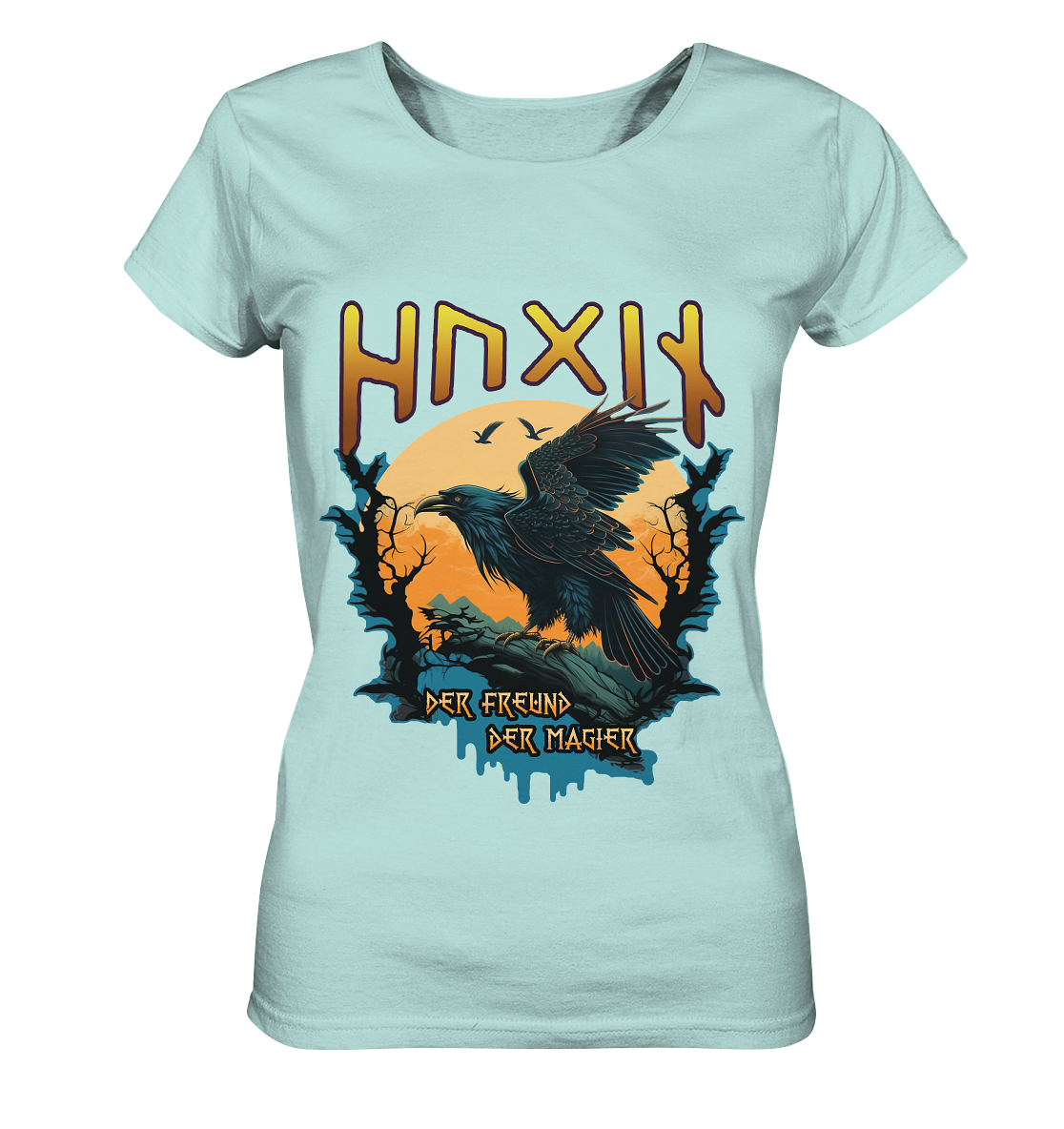 Hugin Der Freund Der Magier - Ladies Organic Shirt