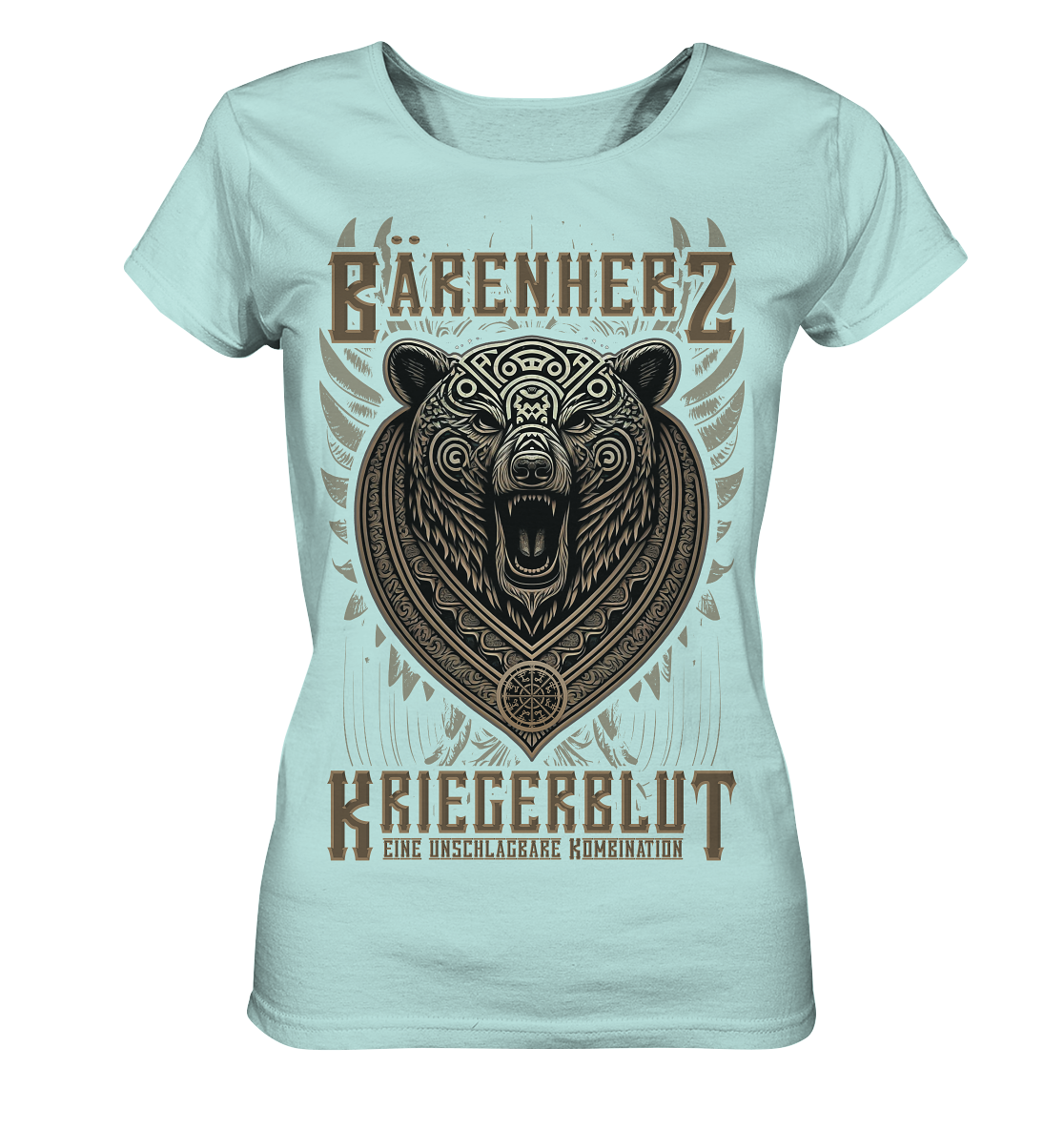 Bärenherz Kriegerblut - Ladies Organic Shirt