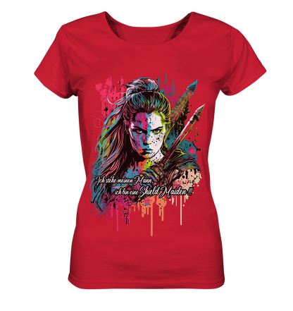 Shield Maiden Ich Stehe Meinen Mann - Ladies Organic Shirt