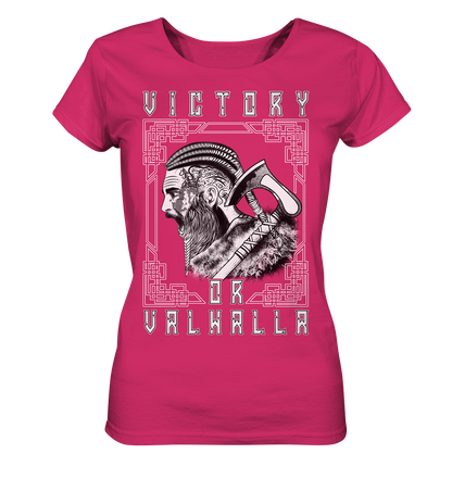 Wikinger Victory or Valhalla - Ladies Organic Shirt