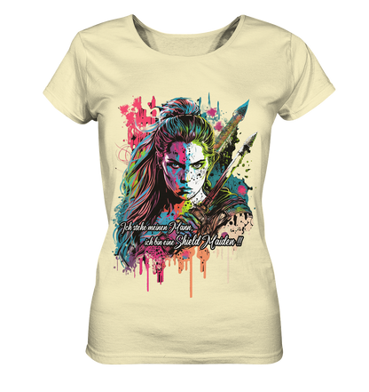 Shield Maiden Ich Stehe Meinen Mann - Ladies Organic Shirt