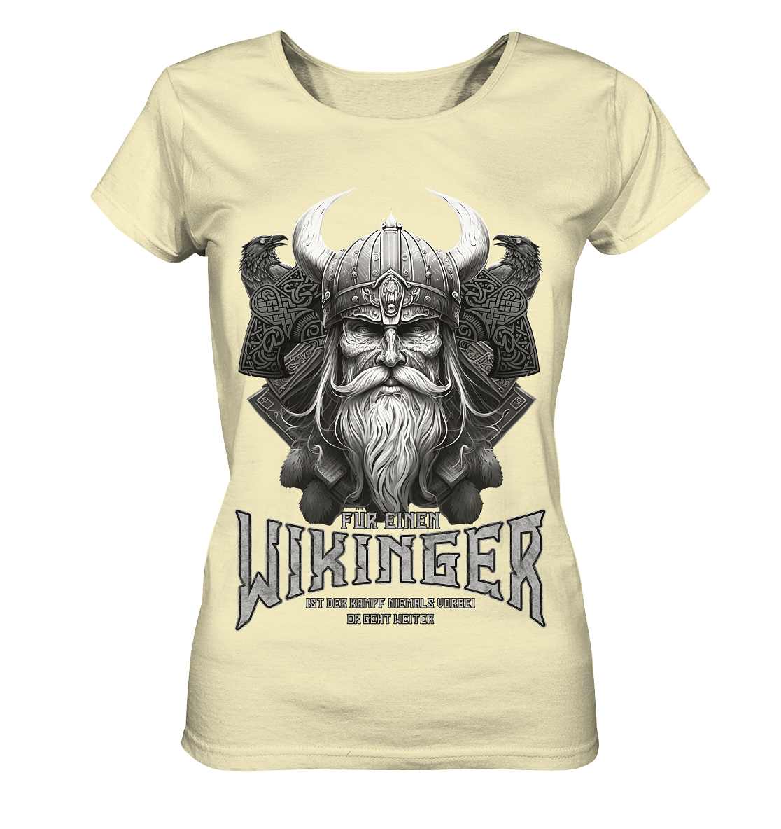 Wikinger Rabe  - Ladies Organic Shirt