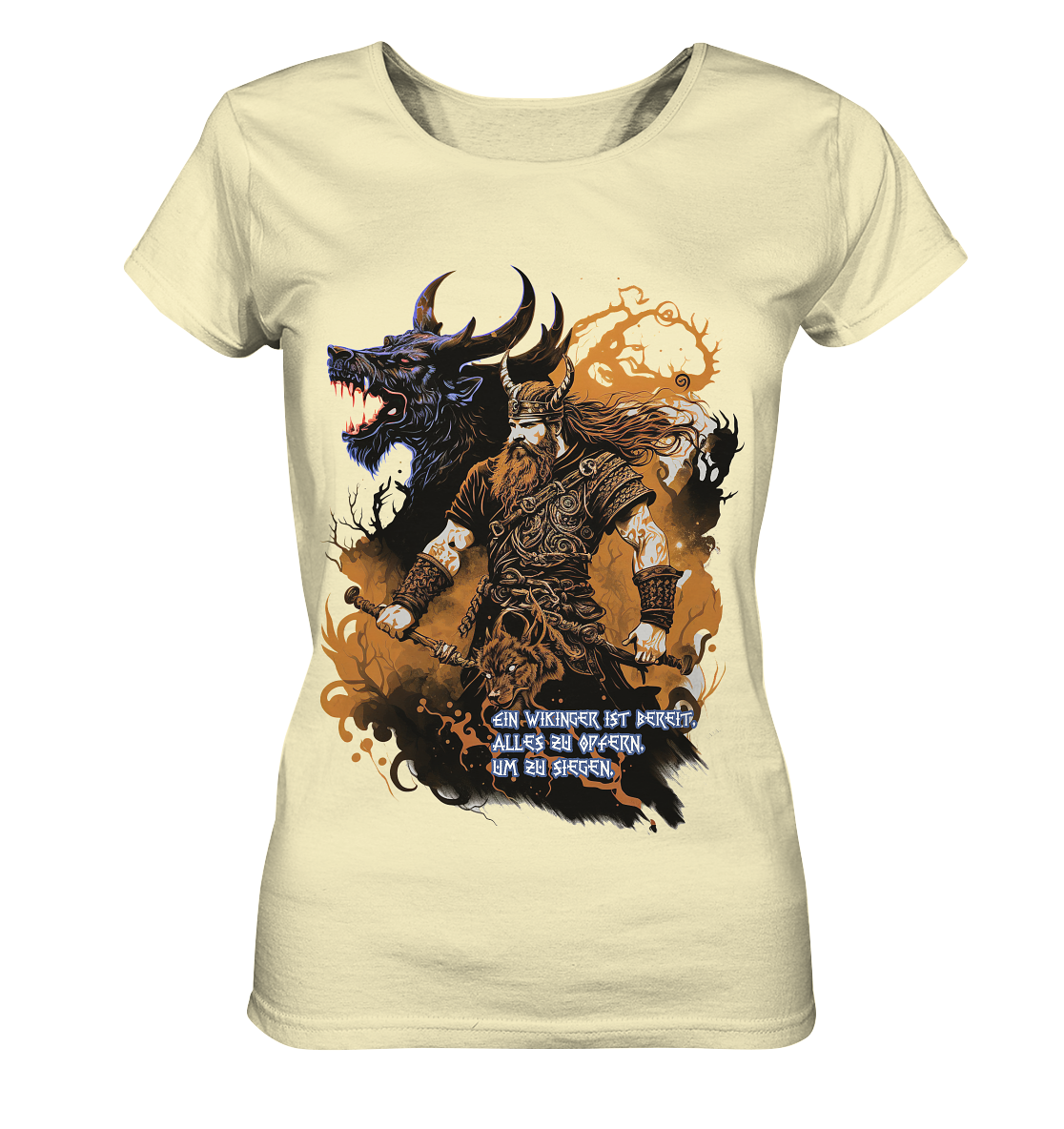 Wikinger Ist Bereit Alles Zu Opfern - Ladies Organic Shirt
