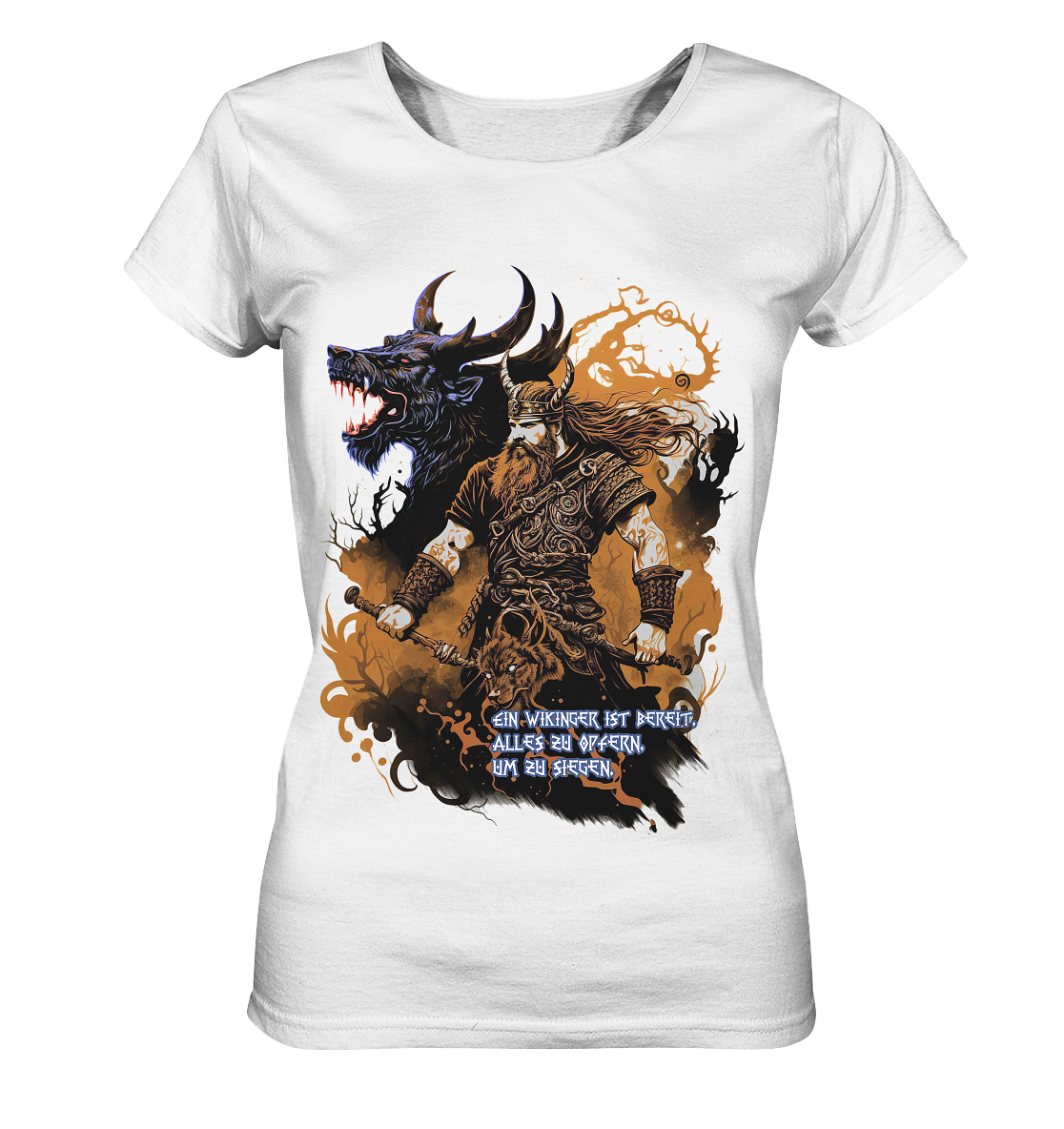 Wikinger Ist Bereit Alles Zu Opfern - Ladies Organic Shirt