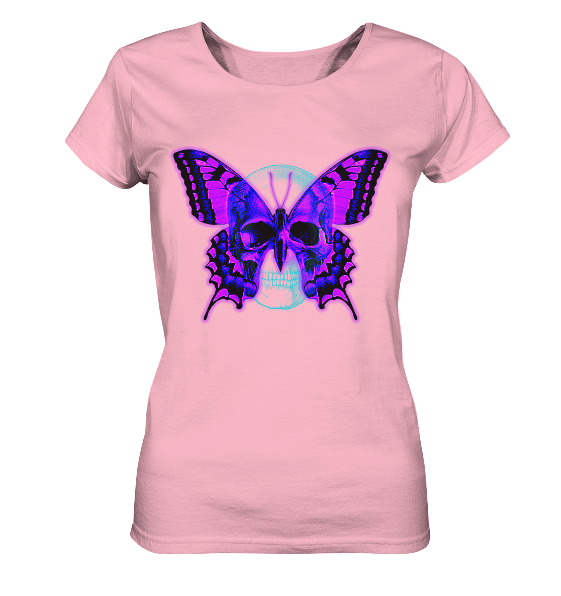 Butterfly Skull - Ladies Organic Shirt