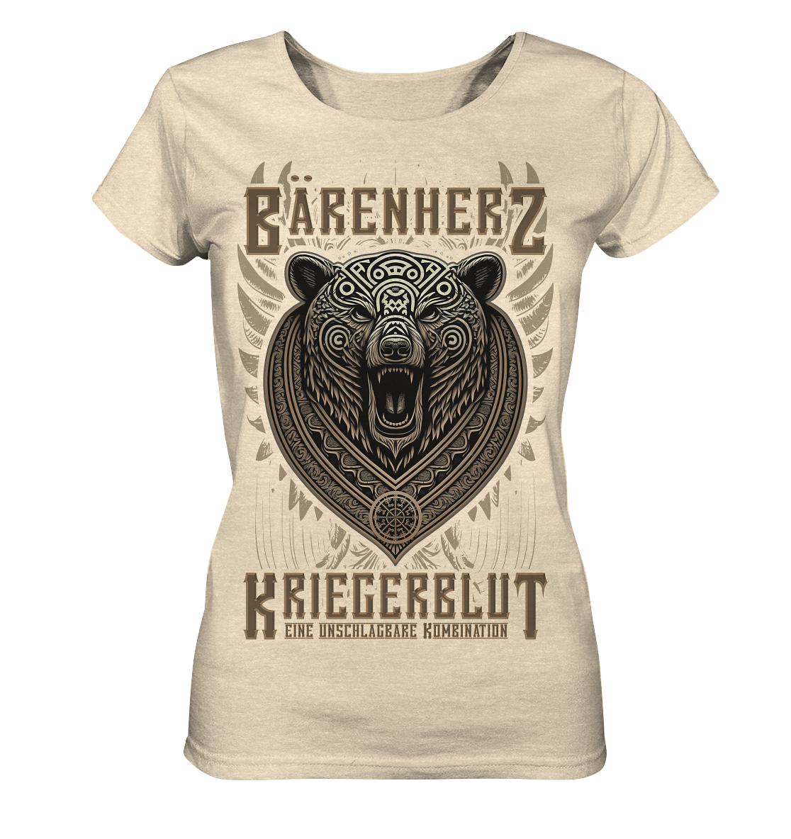 Bärenherz Kriegerblut - Ladies Organic Shirt