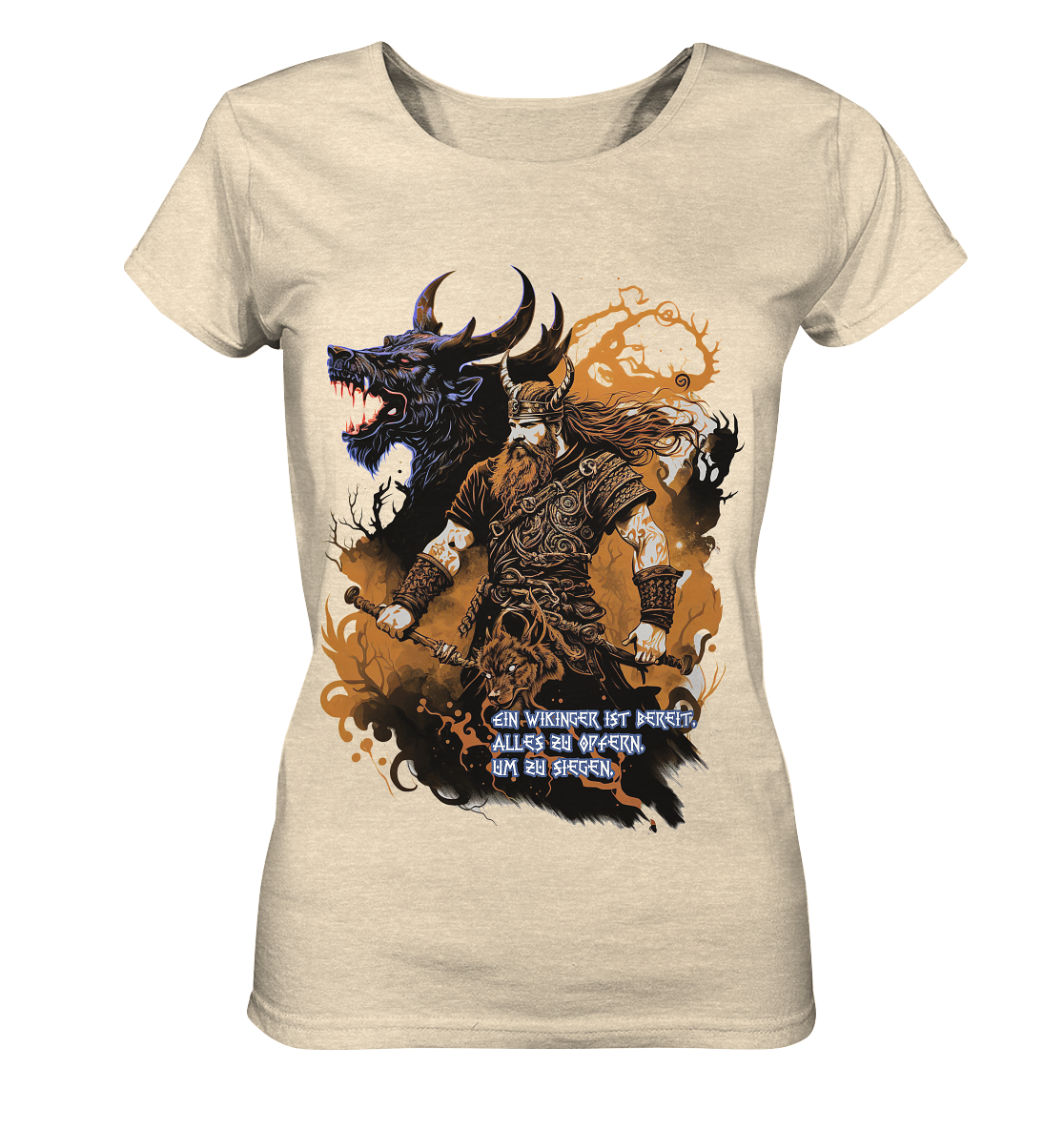 Wikinger Ist Bereit Alles Zu Opfern - Ladies Organic Shirt