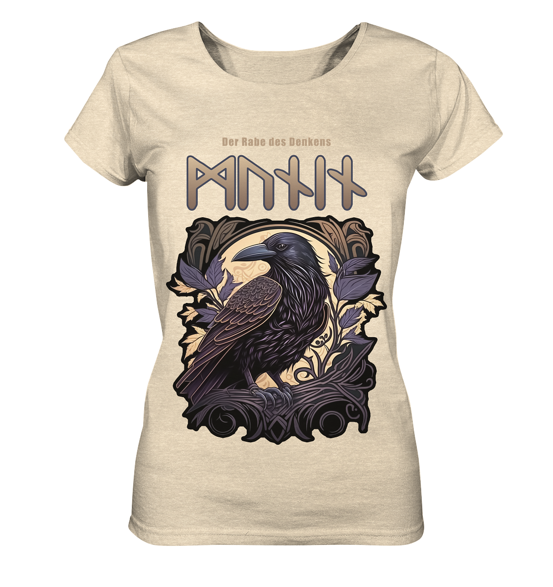 Munin Der Rabe Des Denkes - Ladies Organic Shirt