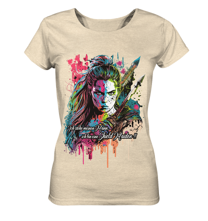 Shield Maiden Ich Stehe Meinen Mann - Ladies Organic Shirt