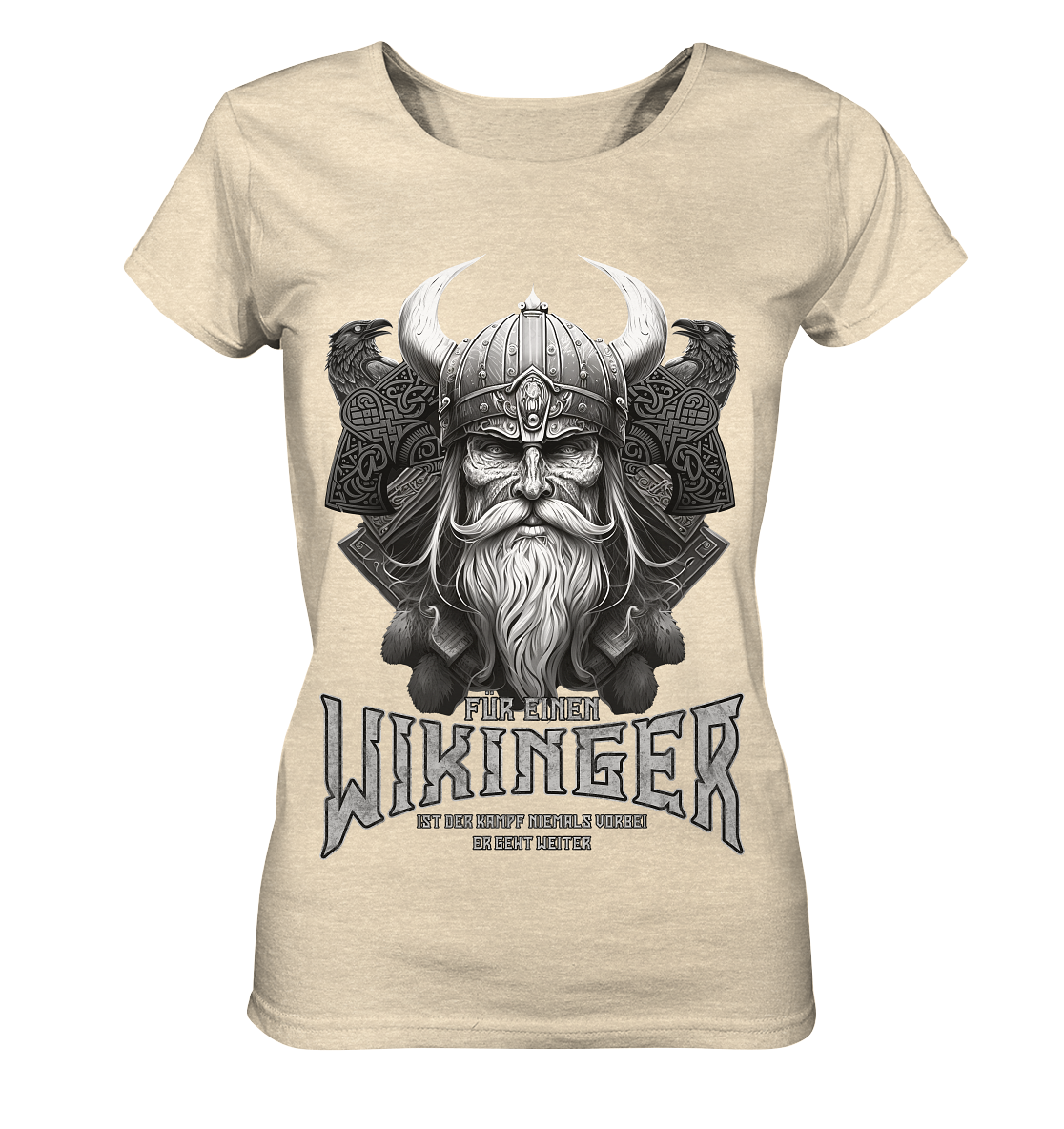 Wikinger Rabe  - Ladies Organic Shirt