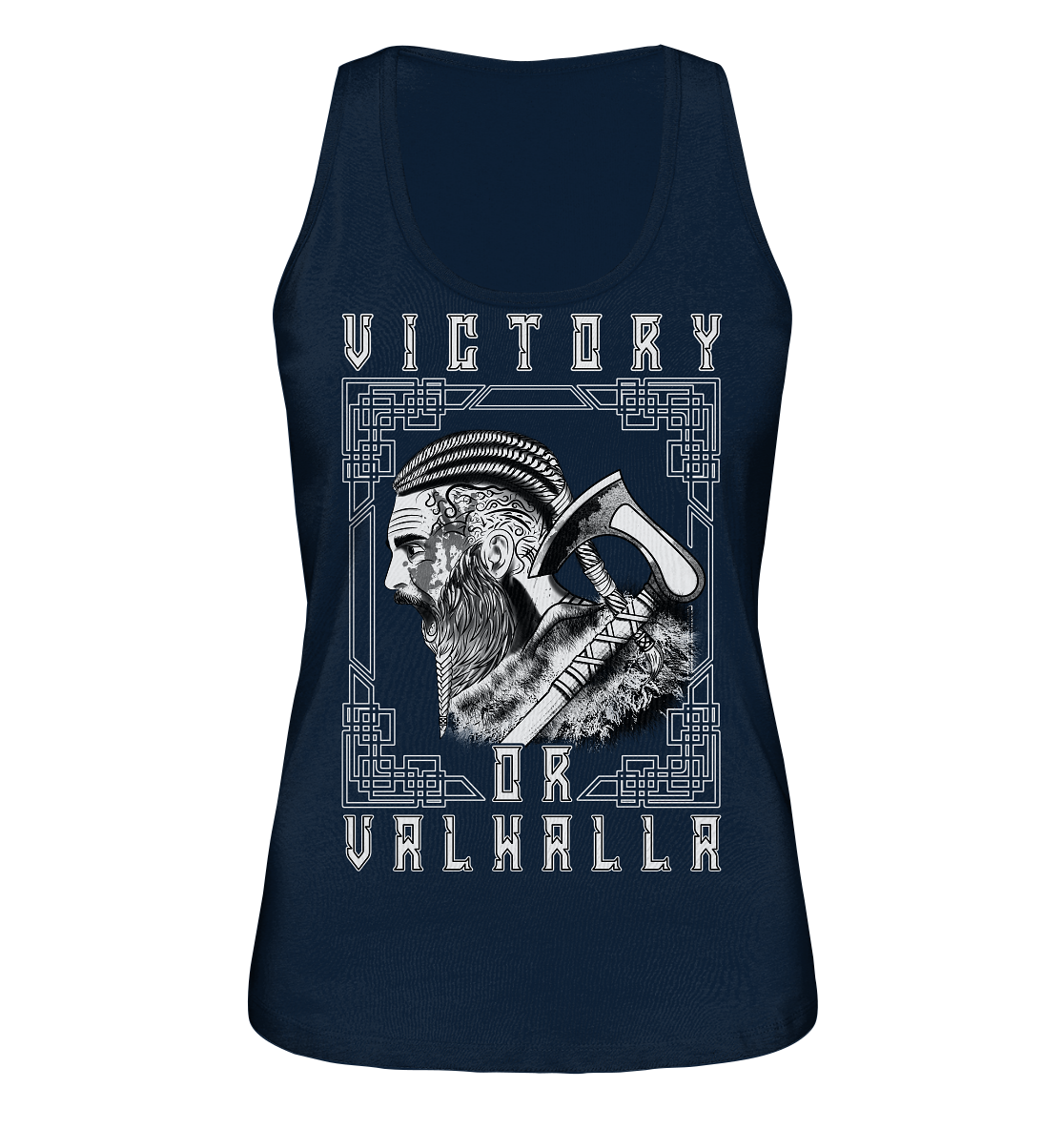 Wikinger Victory or Valhalla - Ladies Organic Tank-Top