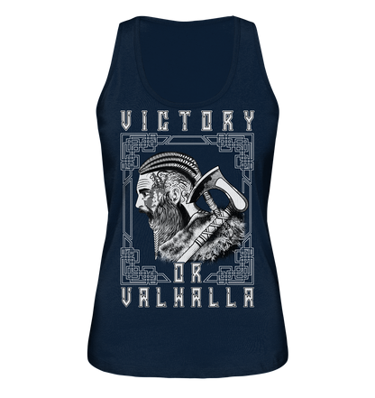 Wikinger Victory or Valhalla - Ladies Organic Tank-Top