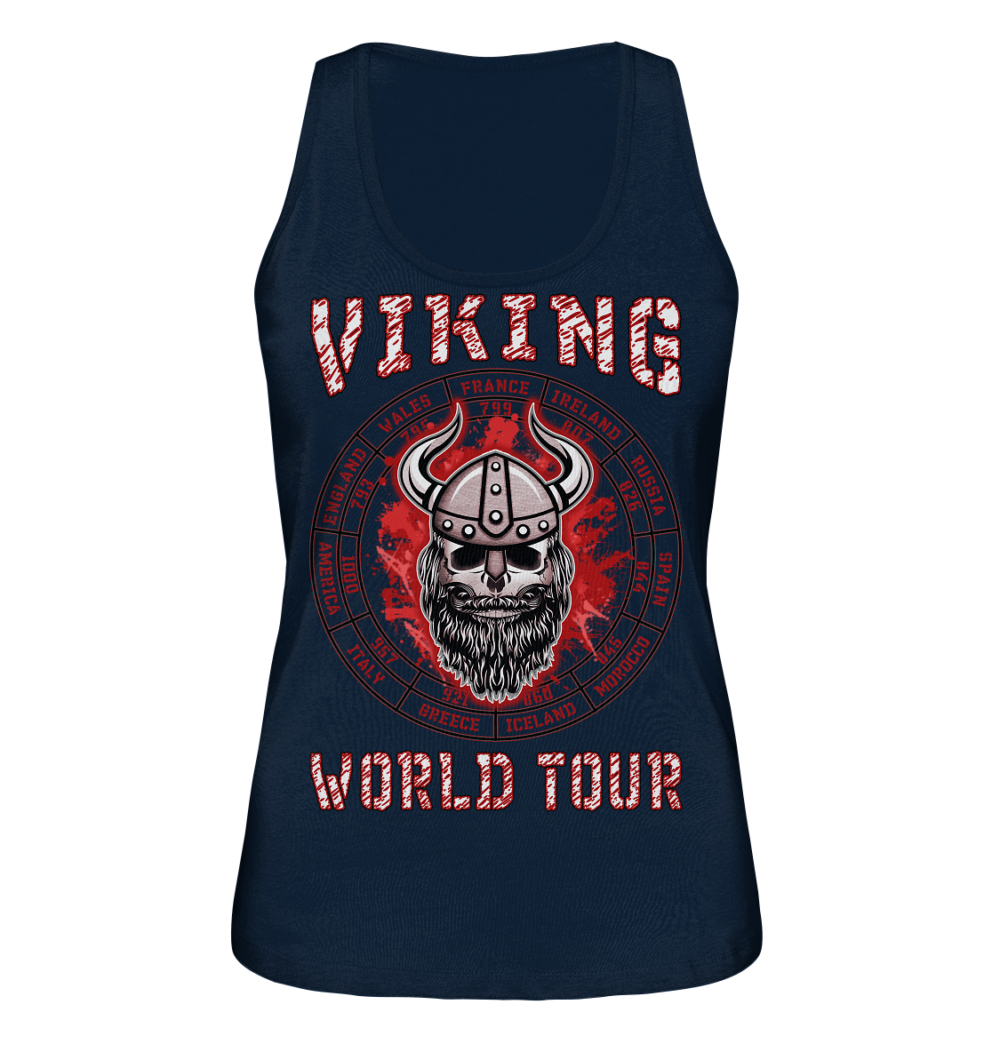 Wikinger-Welttournee - Ladies Organic Tank-Top