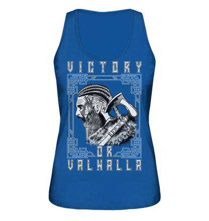 Wikinger Victory or Valhalla - Ladies Organic Tank-Top