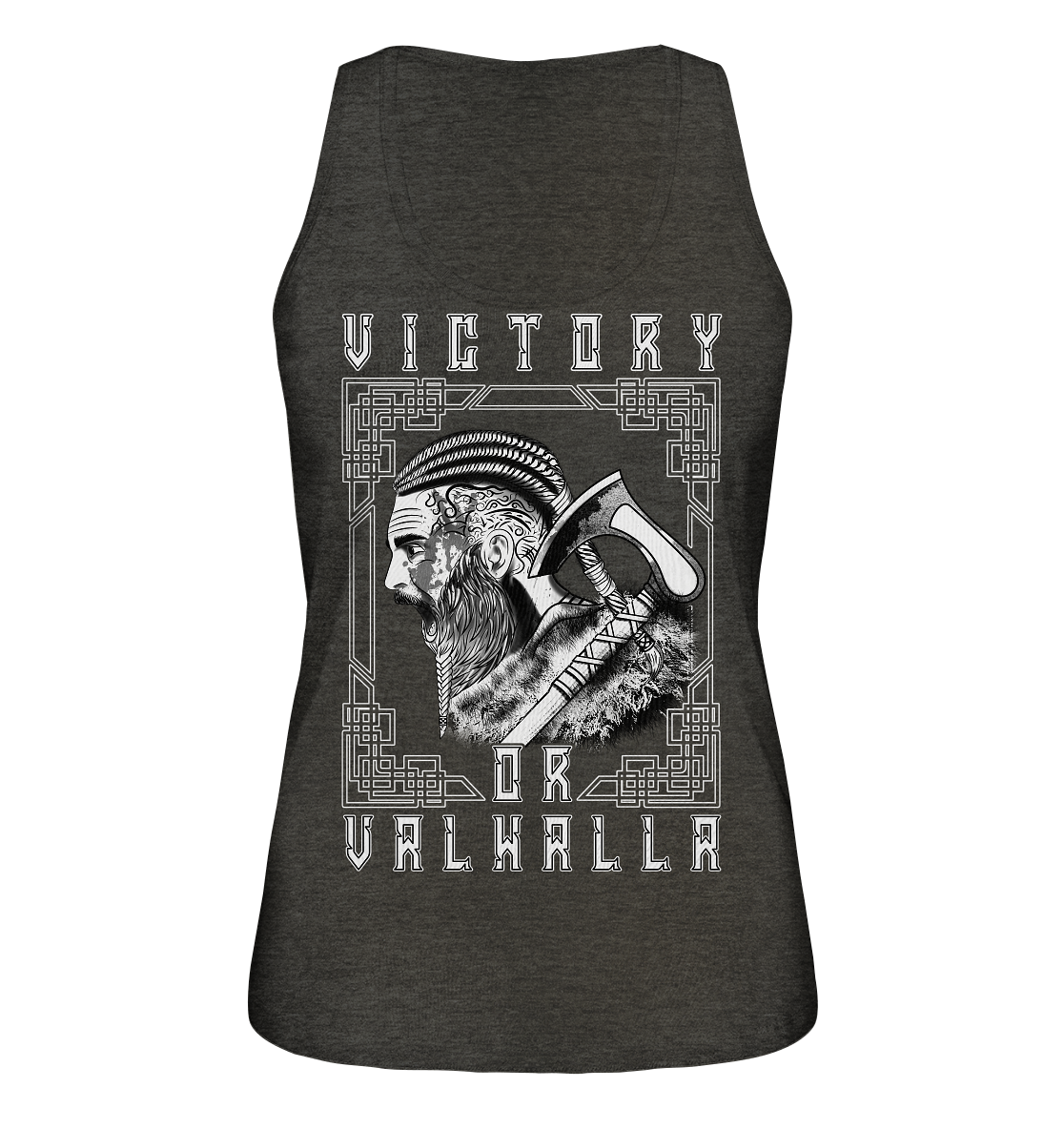 Wikinger Victory or Valhalla - Ladies Organic Tank-Top