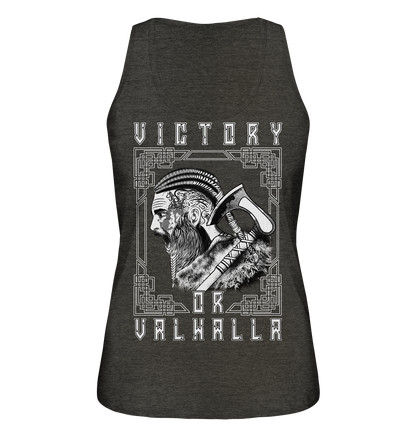 Wikinger Victory or Valhalla - Ladies Organic Tank-Top