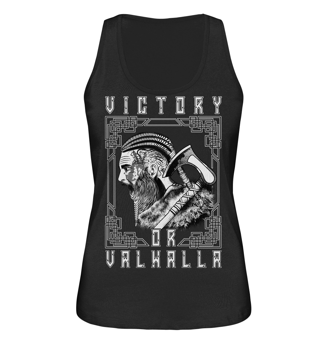 Wikinger Victory or Valhalla - Ladies Organic Tank-Top