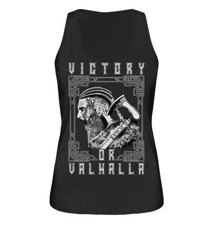 Wikinger Victory or Valhalla - Ladies Organic Tank-Top