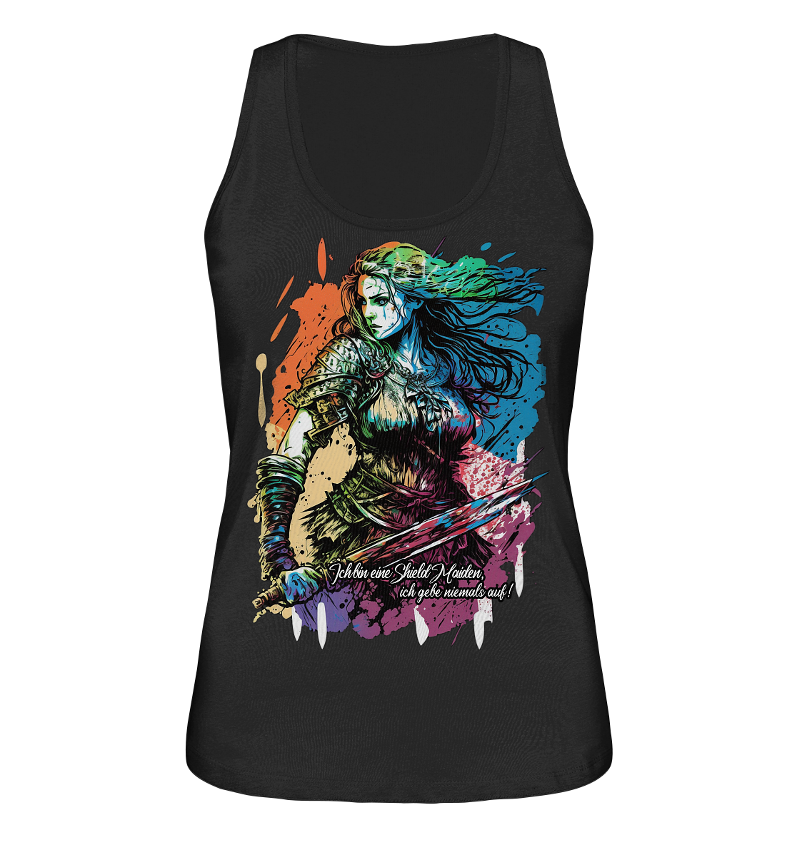 Shield Maiden Gib Nie Auf ! - Ladies Organic Tank-Top