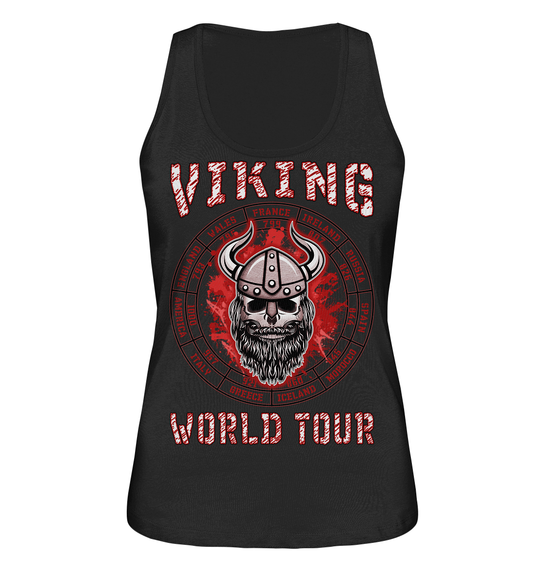 Wikinger-Welttournee - Ladies Organic Tank-Top