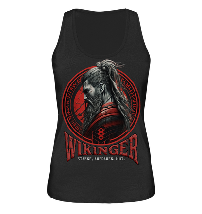 Wikinger Stärke Ausdauer Mut - Ladies Organic Tank-Top
