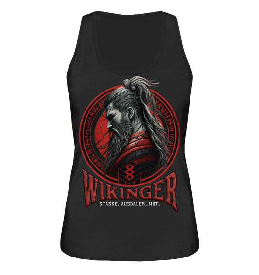 Wikinger Stärke Ausdauer Mut - Ladies Organic Tank-Top