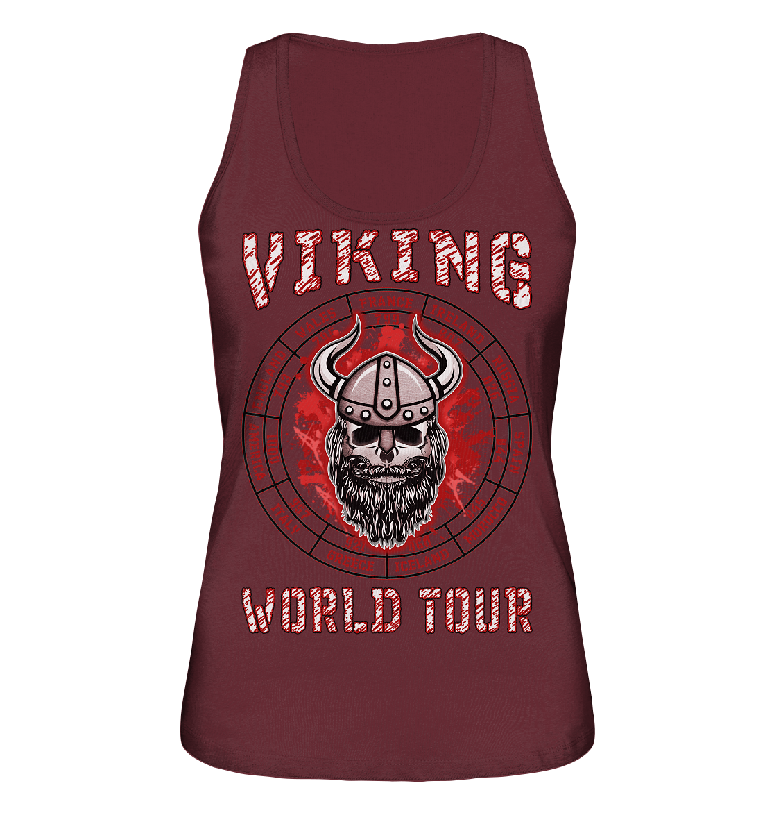 Wikinger-Welttournee - Ladies Organic Tank-Top