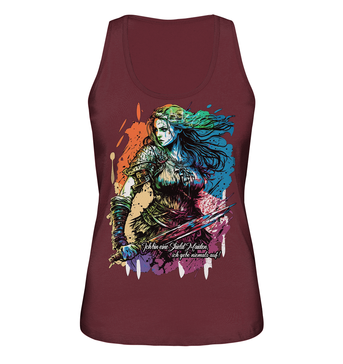 Shield Maiden Gib Nie Auf ! - Ladies Organic Tank-Top