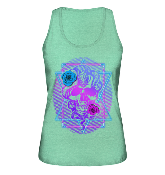 Schädel Schlange  - Ladies Organic Tank-Top