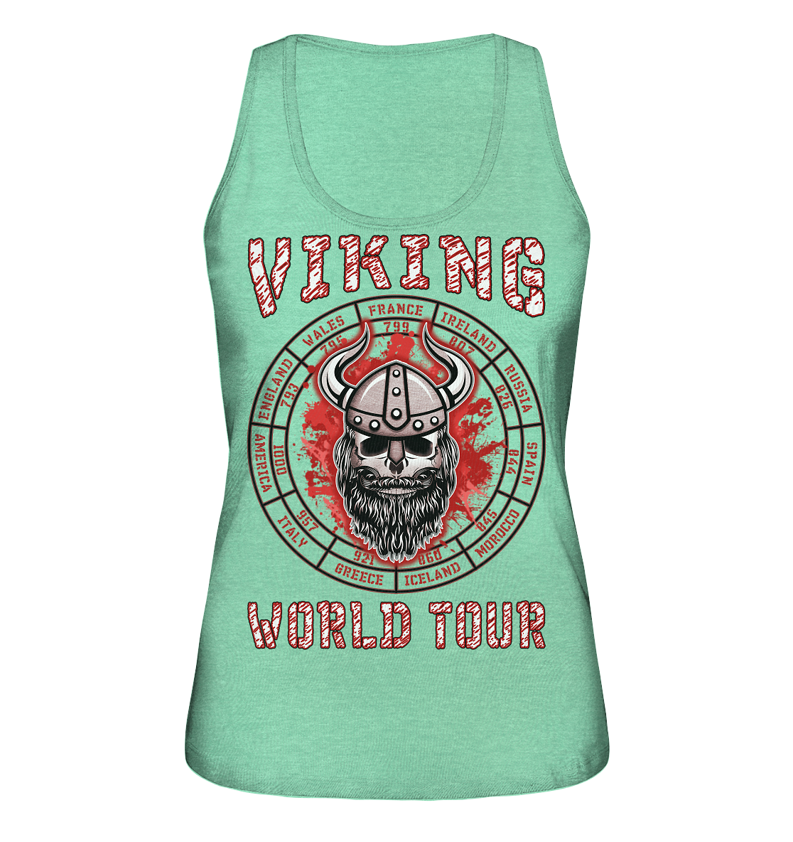 Wikinger-Welttournee - Ladies Organic Tank-Top