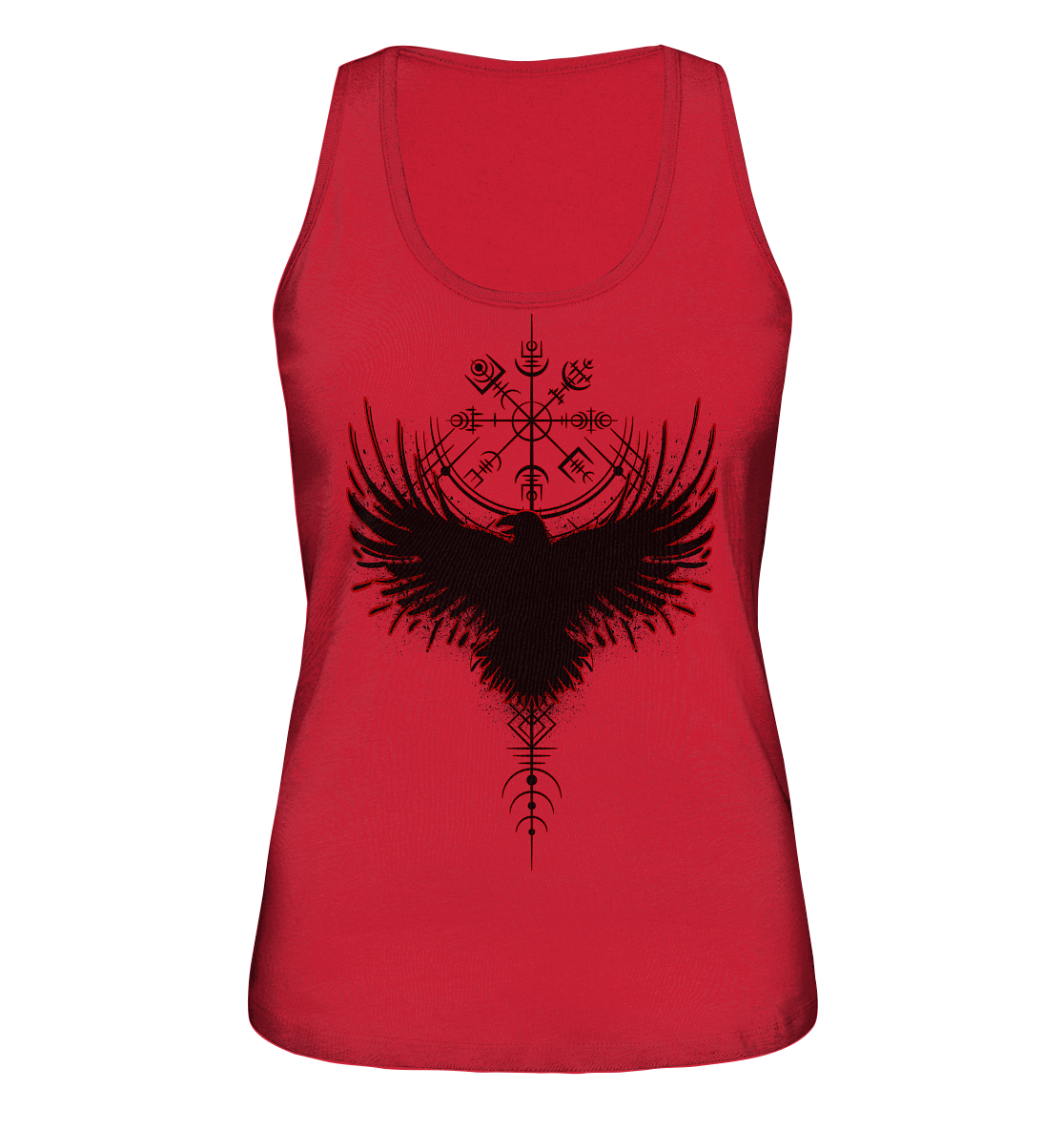 Wikinger Kompass Rabe - Ladies Organic Tank-Top