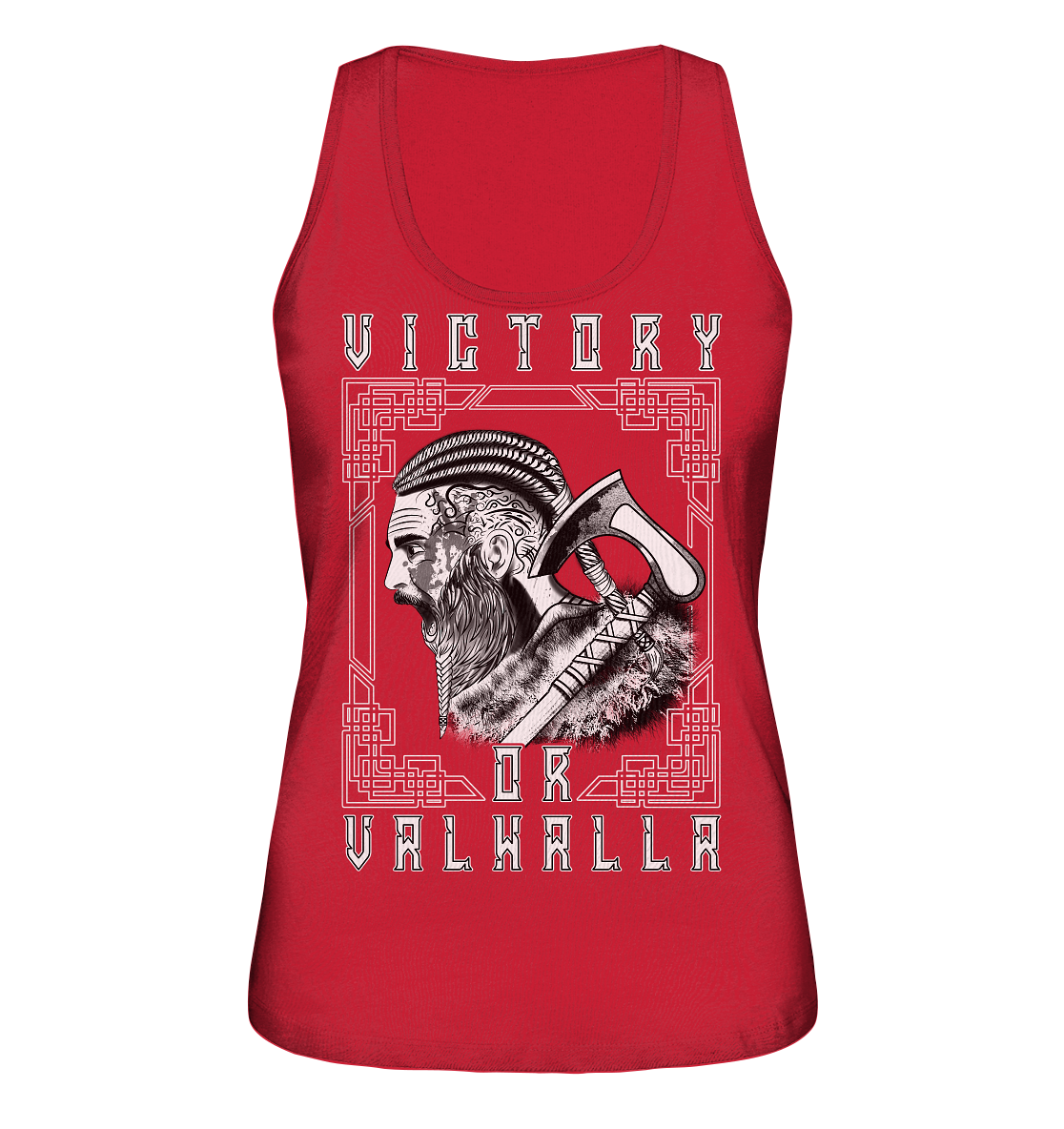 Wikinger Victory or Valhalla - Ladies Organic Tank-Top