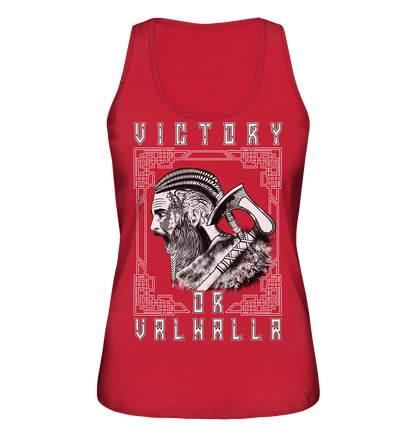 Wikinger Victory or Valhalla - Ladies Organic Tank-Top