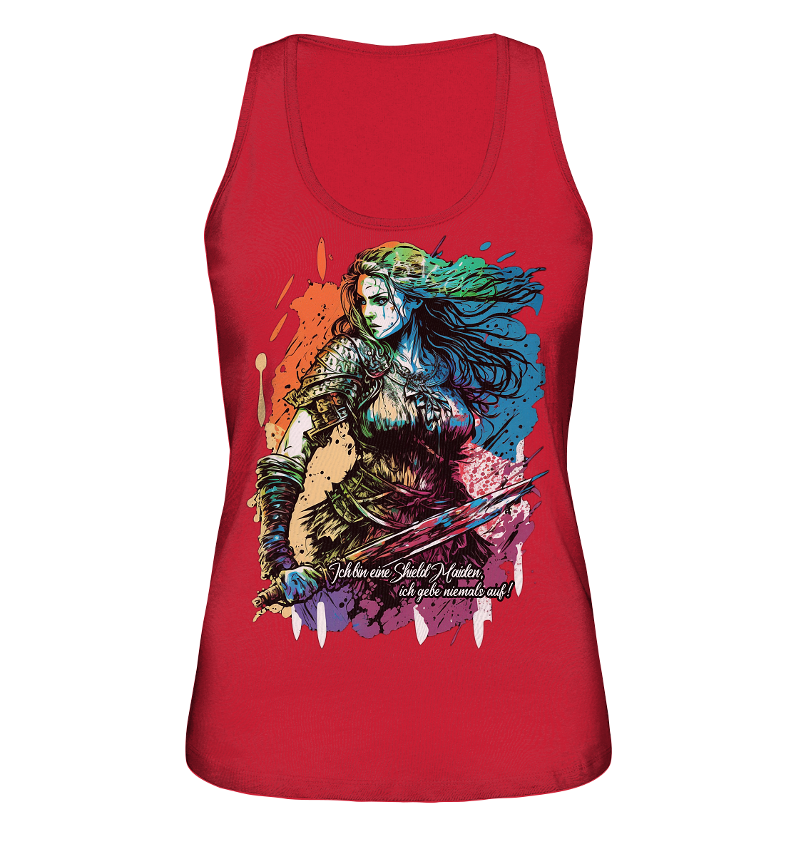 Shield Maiden Gib Nie Auf ! - Ladies Organic Tank-Top