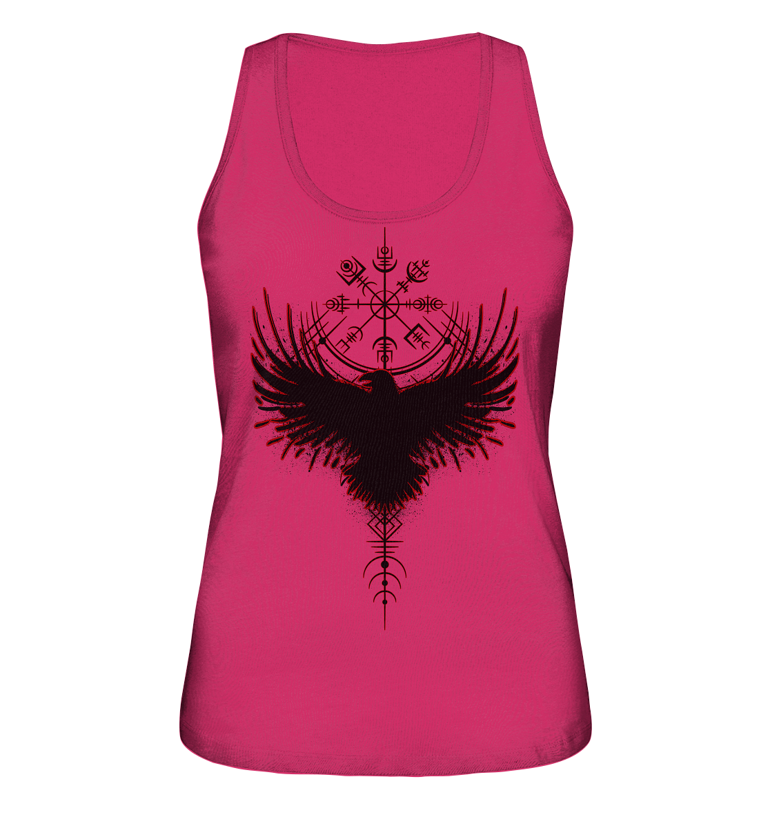 Wikinger Kompass Rabe - Ladies Organic Tank-Top