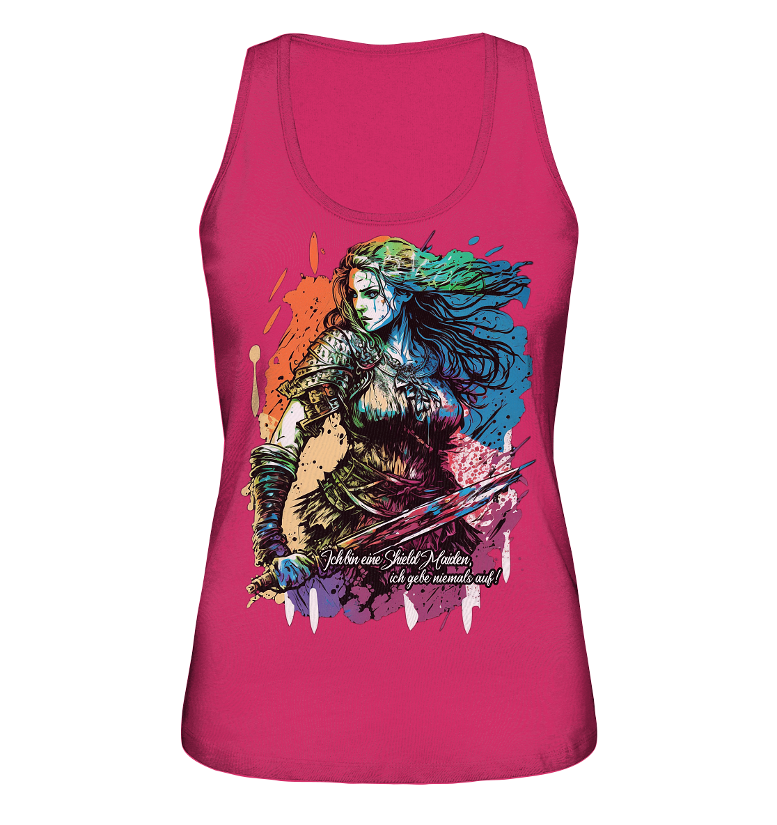 Shield Maiden Gib Nie Auf ! - Ladies Organic Tank-Top