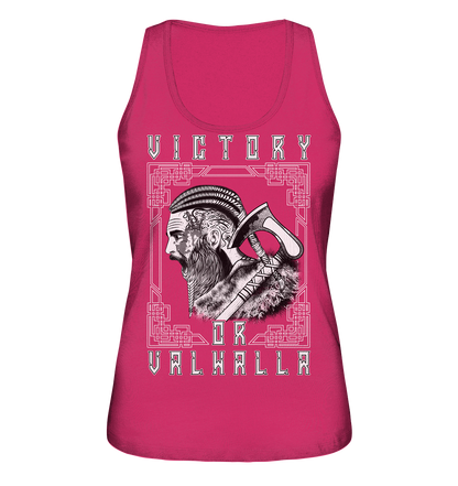 Wikinger Victory or Valhalla - Ladies Organic Tank-Top