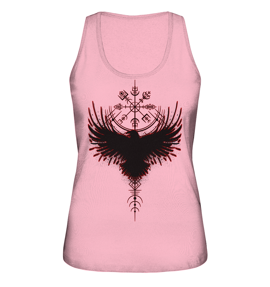 Wikinger Kompass Rabe - Ladies Organic Tank-Top