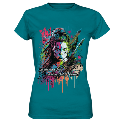 Shield Maiden Ich Stehe Meinen Mann - Ladies Premium Shirt